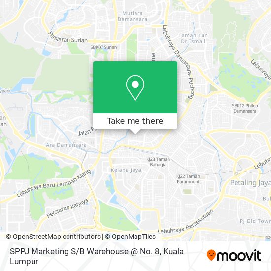 SPPJ Marketing S / B Warehouse @ No. 8 map