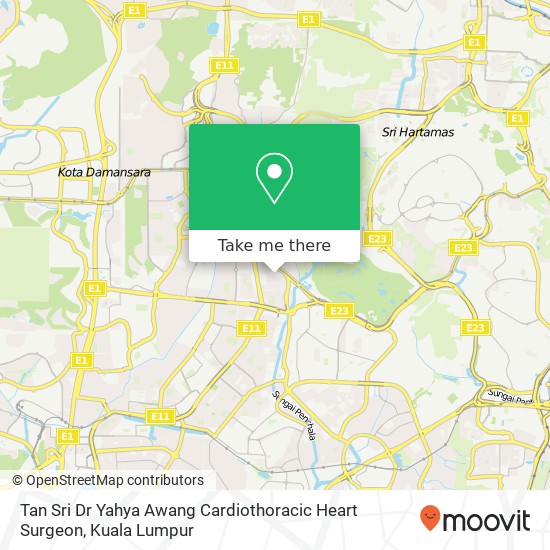 Tan Sri Dr Yahya Awang Cardiothoracic Heart Surgeon map