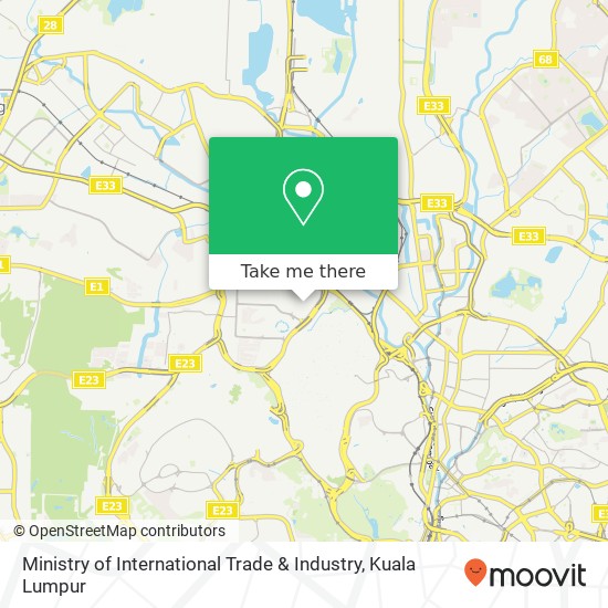 Ministry of International Trade & Industry map