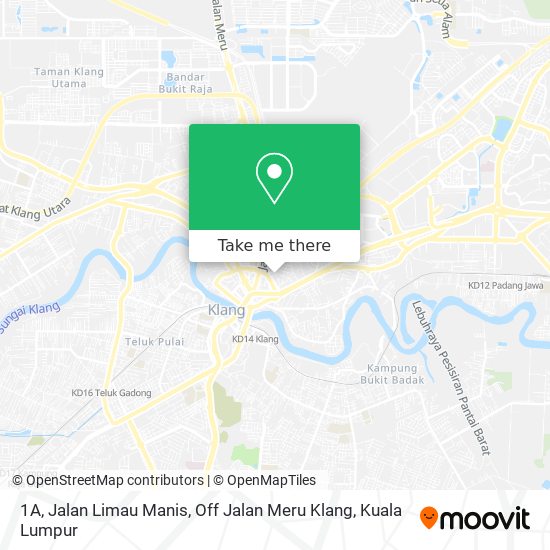Peta 1A, Jalan Limau Manis, Off Jalan Meru Klang