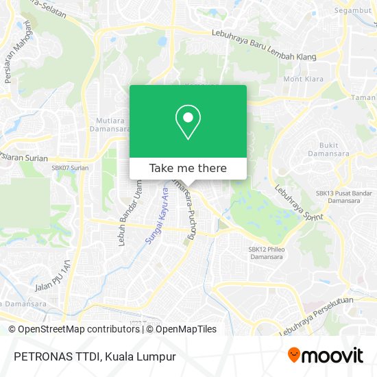 Peta PETRONAS TTDI