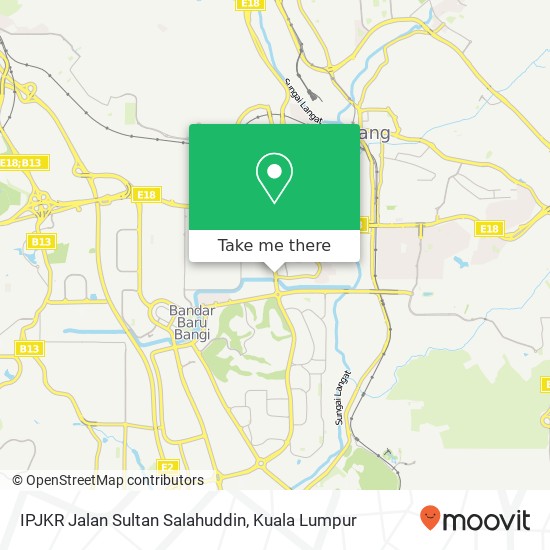 IPJKR Jalan Sultan Salahuddin map