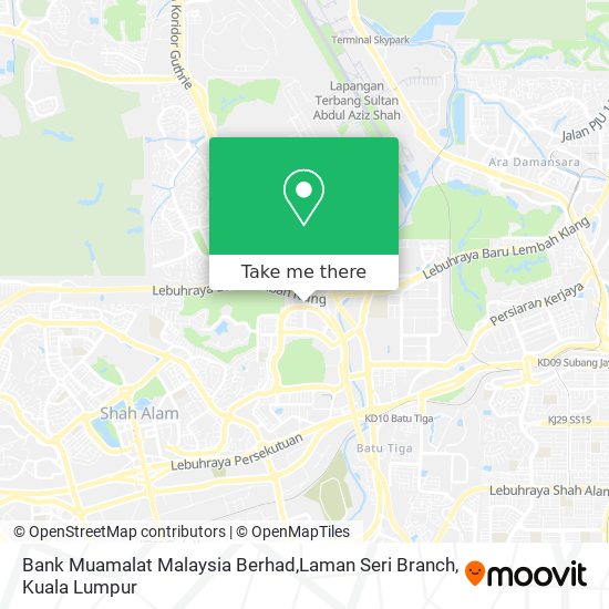 Bank Muamalat Malaysia Berhad,Laman Seri Branch map