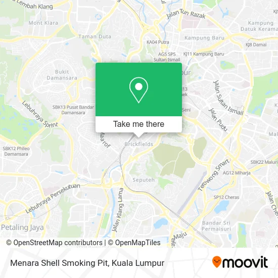 Menara Shell Smoking Pit map
