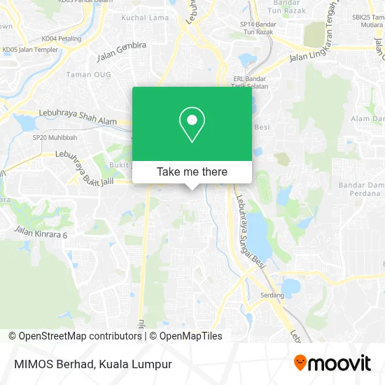 MIMOS Berhad map
