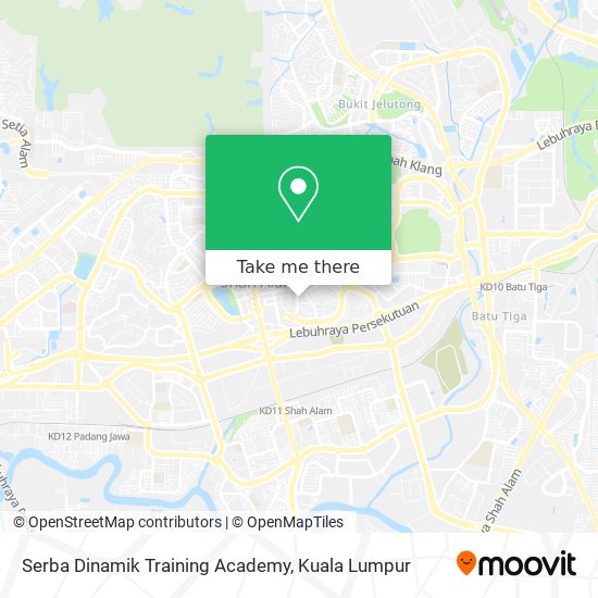 Serba Dinamik Training Academy map