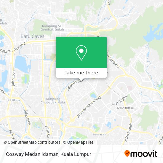 Cosway Medan Idaman map