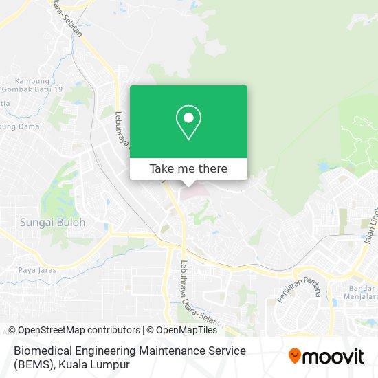 Biomedical Engineering Maintenance Service (BEMS) map