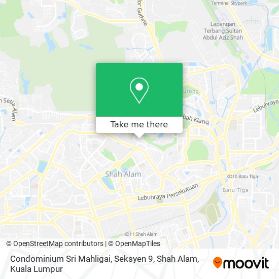 Condominium Sri Mahligai, Seksyen 9, Shah Alam map