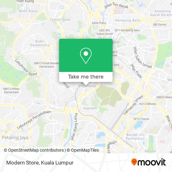 Modern Store map