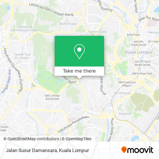 Jalan Susur Damansara map