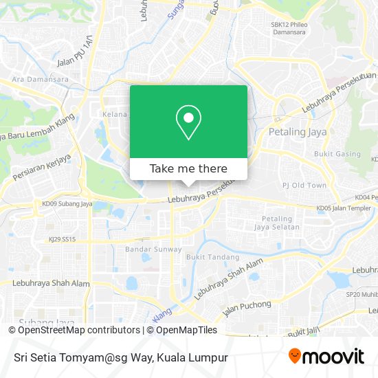 Sri Setia Tomyam@sg Way map