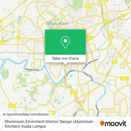 Showroom Envirotech Interior Design (Aluminium Kitchen) map