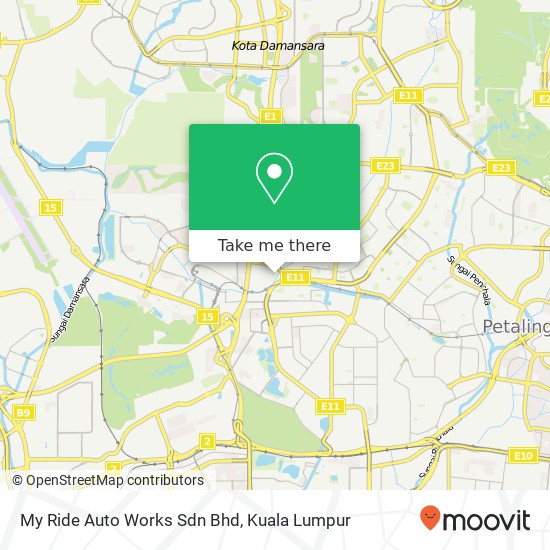 My Ride Auto Works Sdn Bhd map