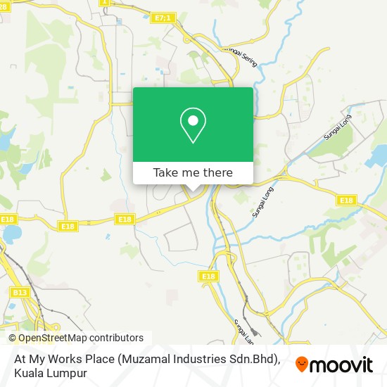 Peta At My Works Place (Muzamal Industries Sdn.Bhd)