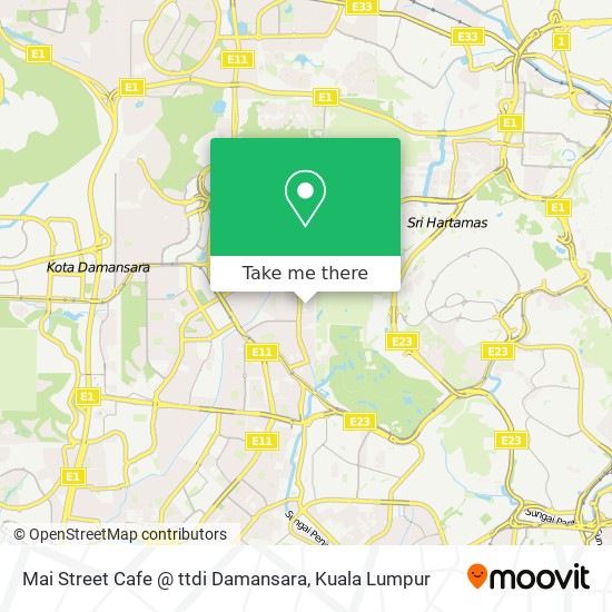Mai Street Cafe @ ttdi Damansara map