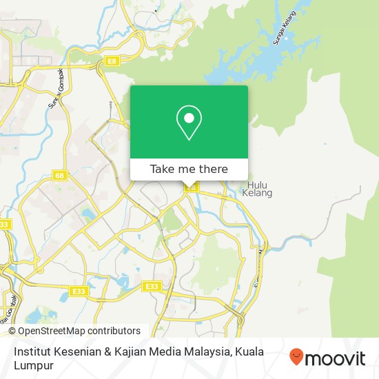 Institut Kesenian & Kajian Media Malaysia map