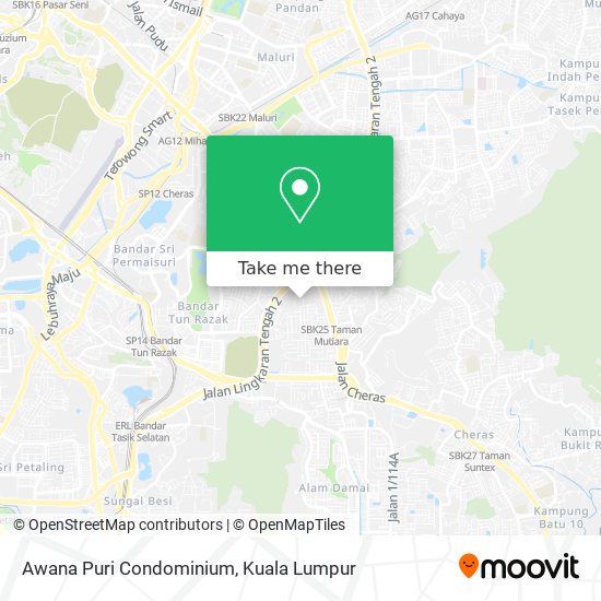 Awana Puri Condominium map