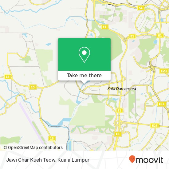 Jawi Char Kueh Teow map