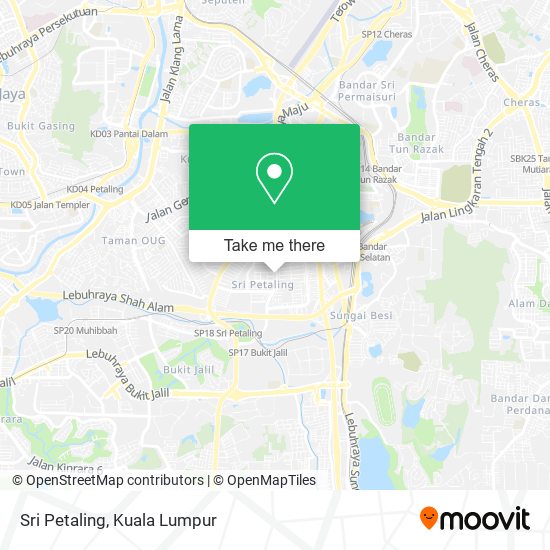 Sri Petaling map