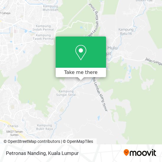 Petronas Nanding map