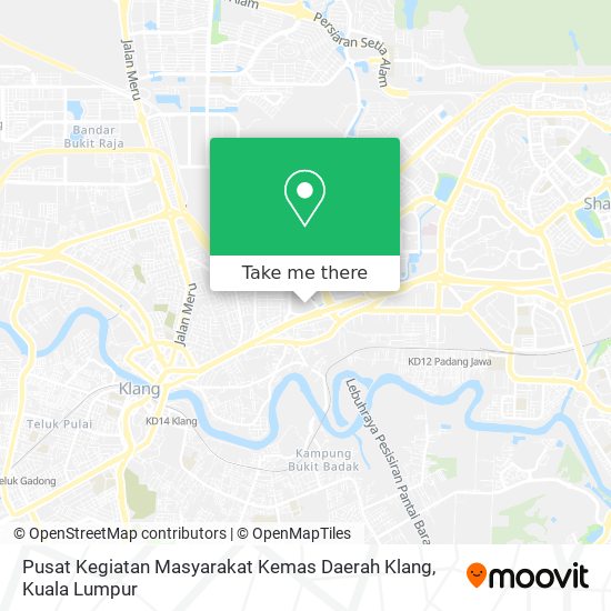 Pusat Kegiatan Masyarakat Kemas Daerah Klang map