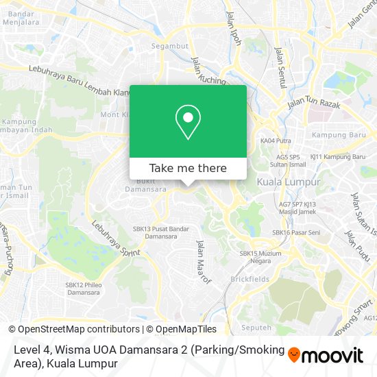 Level 4, Wisma UOA Damansara 2 (Parking / Smoking Area) map
