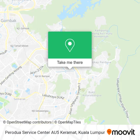How To Get To Perodua Service Center Au5 Keramat In Kuala Lumpur By Bus Or Mrt Lrt