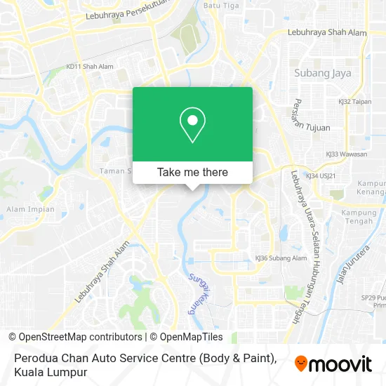 Perodua Chan Auto Service Centre (Body & Paint) map