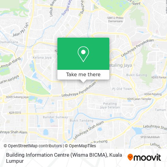 Building Information Centre (Wisma BICMA) map