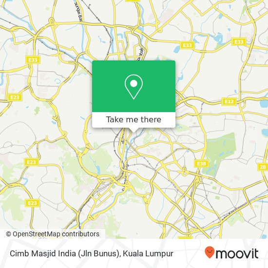 Cimb Masjid India (Jln Bunus) map