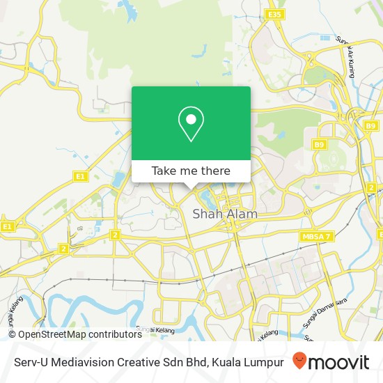 Serv-U Mediavision Creative Sdn Bhd map