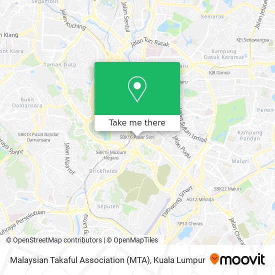 Peta Malaysian Takaful Association (MTA)