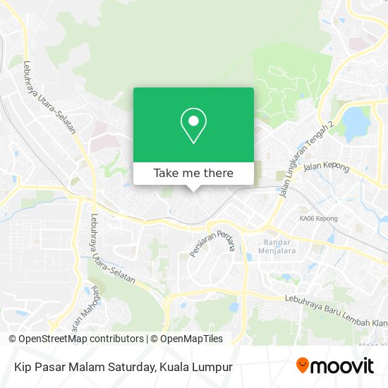 Kip Pasar Malam Saturday map