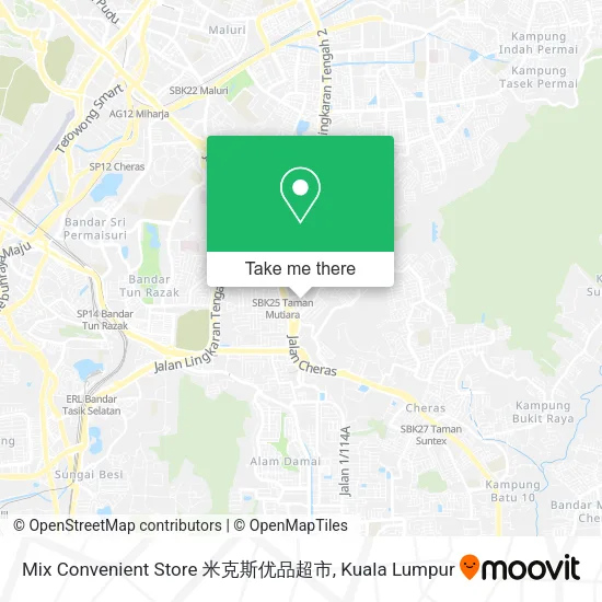 Mix Convenient Store 米克斯优品超市 map