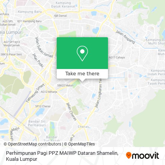 Perhimpunan Pagi PPZ MAIWP Dataran Shamelin map