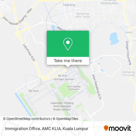 Peta Immigration Office, AMC KLIA