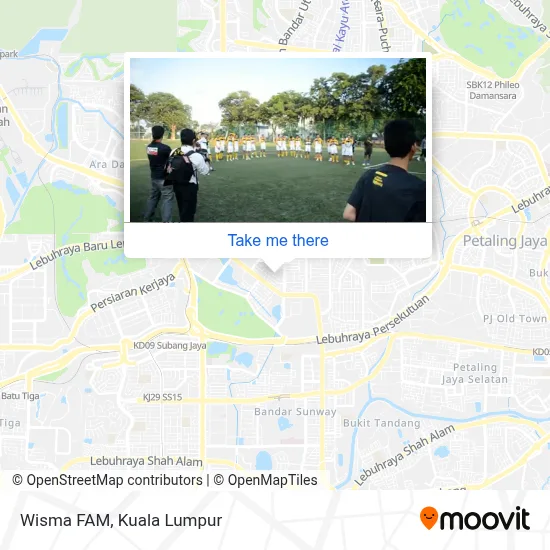 Wisma FAM map
