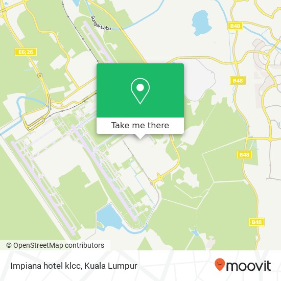 Peta Impiana hotel klcc