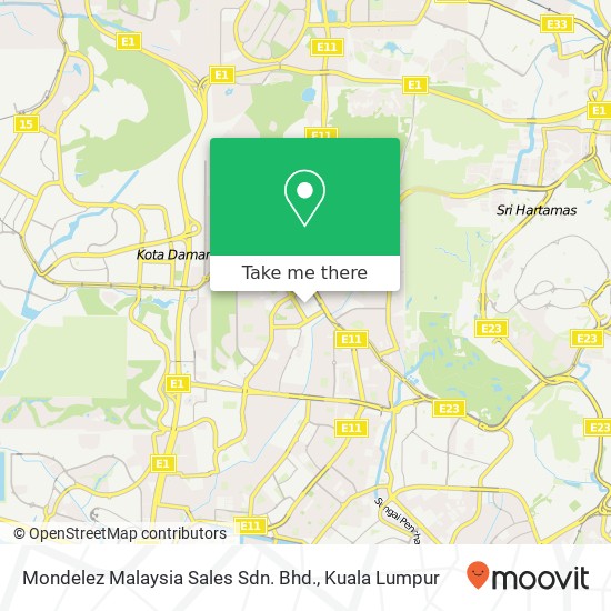 Mondelez Malaysia Sales Sdn. Bhd. map