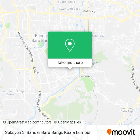 Seksyen 3, Bandar Baru Bangi map
