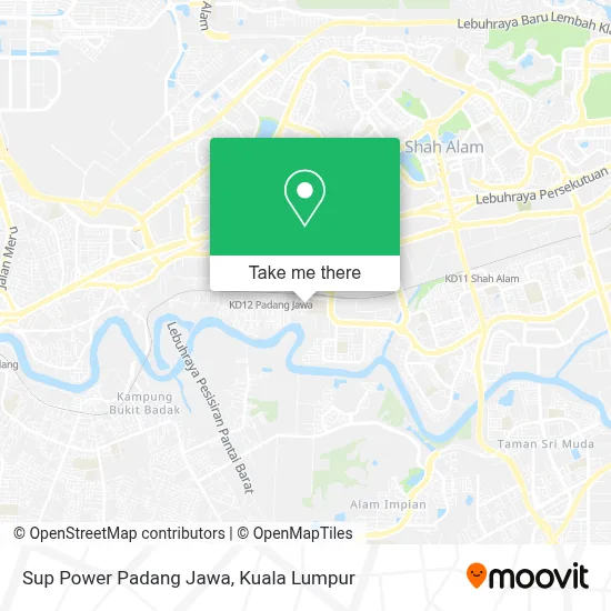 Sup Power Padang Jawa map
