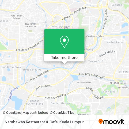 Nambawan Restaurant & Cafe map