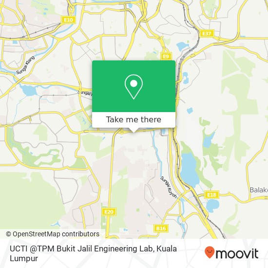 Peta UCTI @TPM Bukit Jalil Engineering Lab