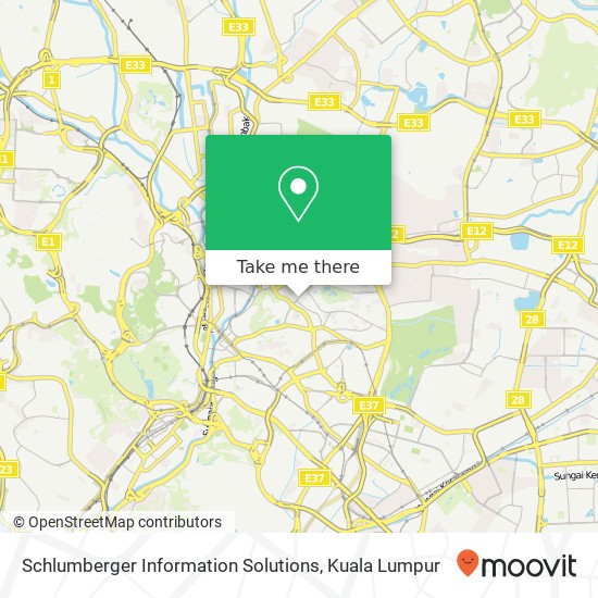 Schlumberger Information Solutions map