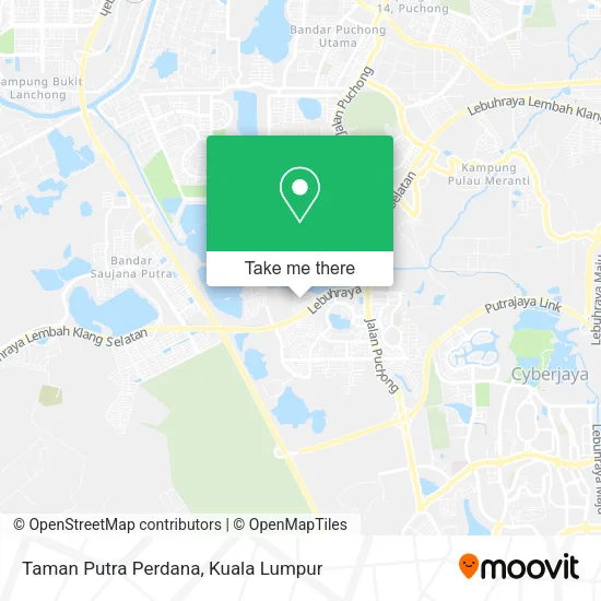 Taman Putra Perdana map