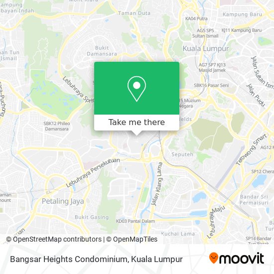 Bangsar Heights Condominium map