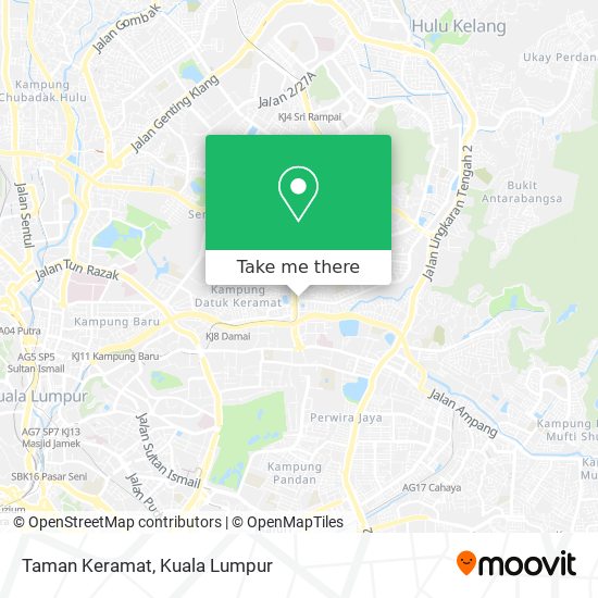 Taman Keramat map