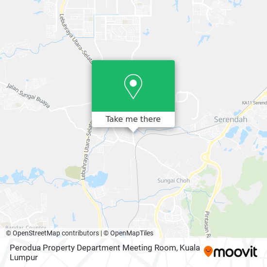 Perodua Property Department Meeting Room map