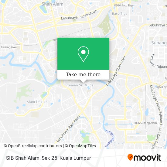 Peta SIB Shah Alam, Sek 25